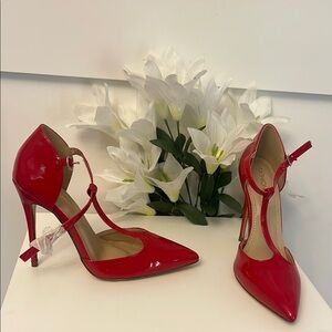 Red Patent Leather Women's Heels